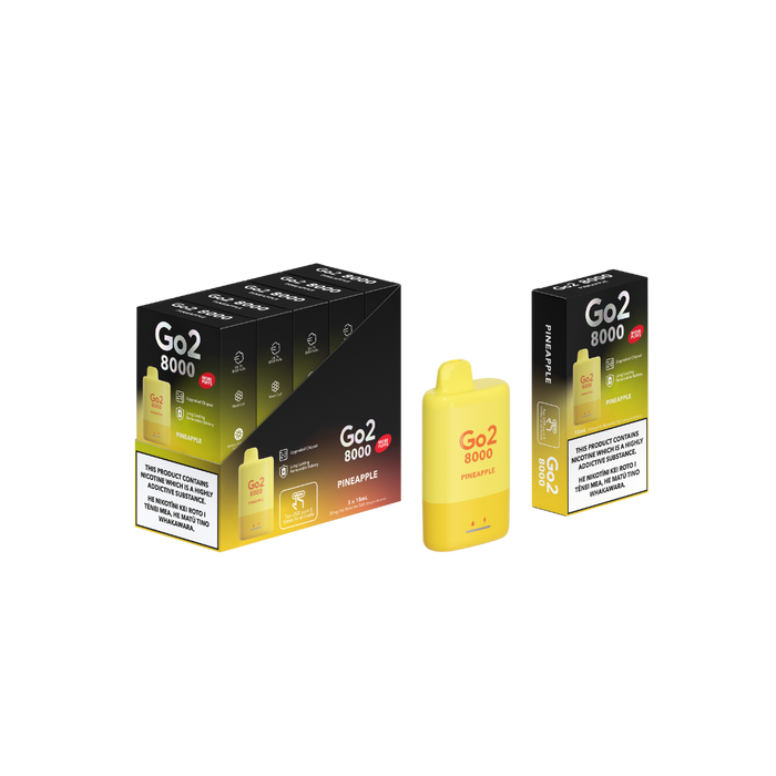 Go2 8000 Disposable Pineapple 35mg/mL