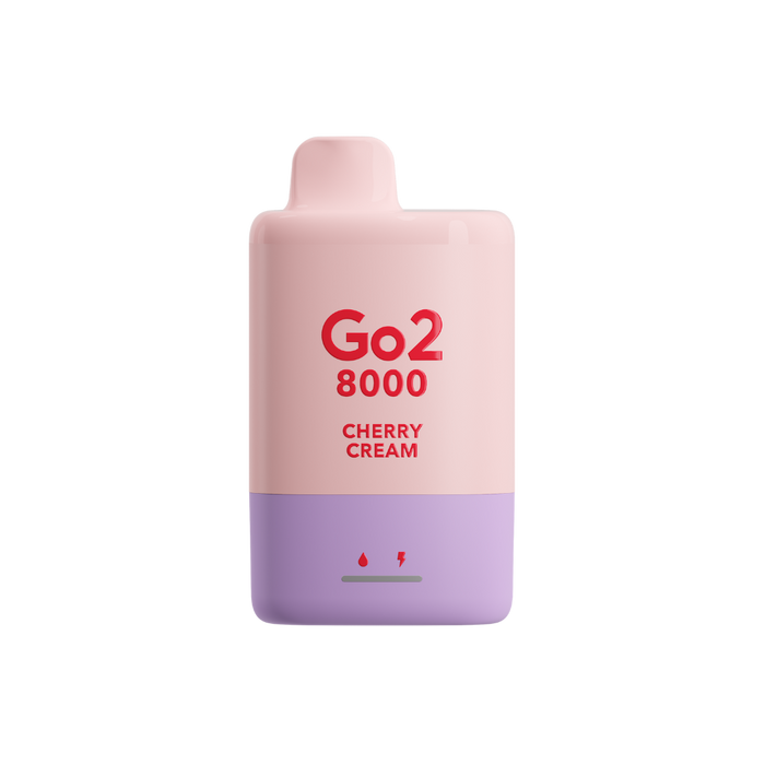 Go2 8000 Disposable Cherry Cream 35mg/mL