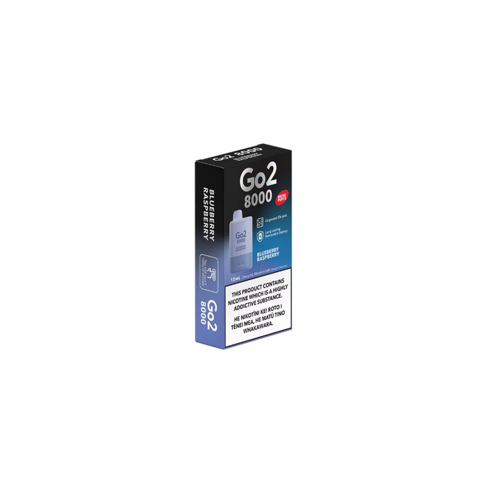 Go2 8000 Disposable Blueberry Raspberry 35mg/mL